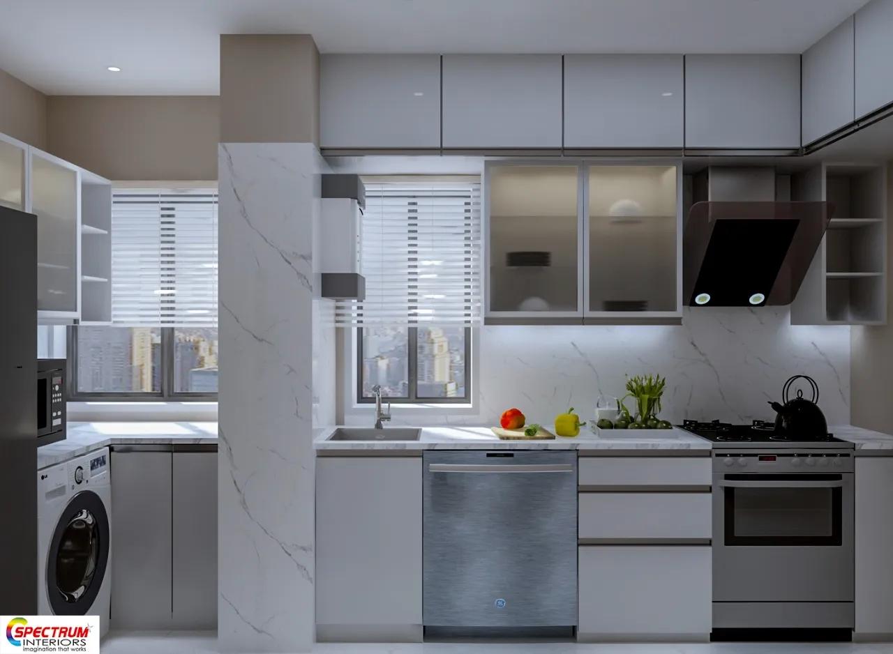 Clever Modular Kitchen Arrangement for Small Spaces